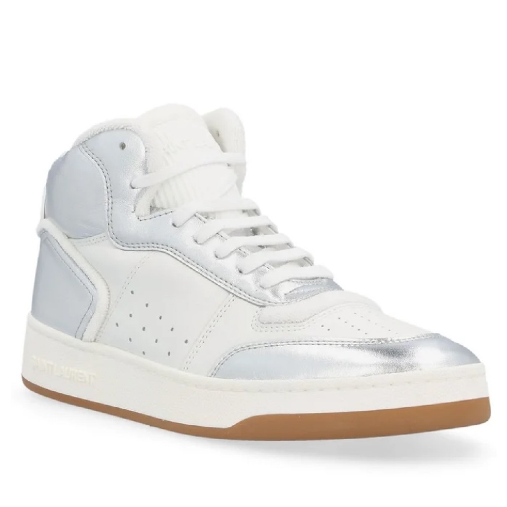 Saint Laurent SL/80 Mid Top Sneakers with box and extra laces - Picture 4 of 16